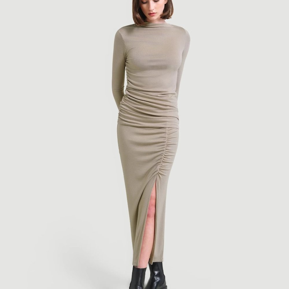 Modern Citizen Kiki midi skirt in umber, size small